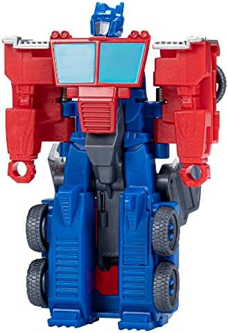 Transformers Toys EarthSpark 1-Step Flip Changer Optimus Prime
