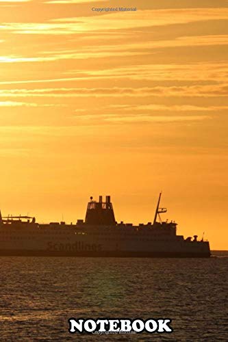 Notebook: Ferry In The Evening , Journal for Writing, College Ruled Size 6" x 9", 110 Pages Paperback – 20 Jan 2020