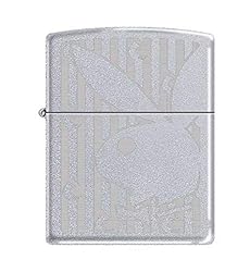 Zippo Playboy Bunny Stripe Pocket Lighter, Satin