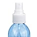 Beauticom 8 Oz Translucent Plastic Spray Bottle with Fine Mist Atomizer Sprayer and Cap for Fragrances, Cosmetics, Nail, Cleaning, Arts and Crafts (Quantity: 6 Pieces)(Blue Color)