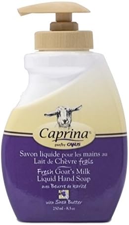 Caprina by Canus Liquid Hand Soap Pump With Fresh Canadian Goat Milk, Shea Butter, 8.5 Fl Oz