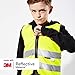 Salzmann Children's High Visibility Vest - Reflective Safety Vest with Zipper - Made with 3M Reflective Material