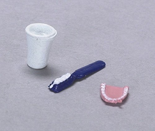 Dollhouse Miniature Toothbrush Set