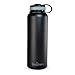 Brewberry Stainless Steel Insulated Water Bottle and Travel Mug for Hot and Cold Beverages, Wide Mouth, Double Wall Insulated Hydration Sports Water Bottle for Hiking, Biking, Outdoor, 40 OZ BPA Free