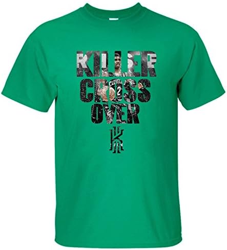 Men's Cleveland Cavaliers Kyrie Irving Killer Cross Over Cotton T Shirt green S