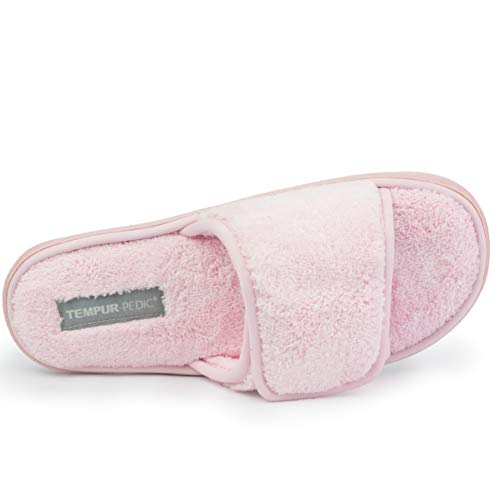 Tempur-Pedic Womens Geana Scuff Casual Slippers Casual Pink