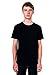 American Apparel Unisex Power Washed T-Shirt, Black, Medium
