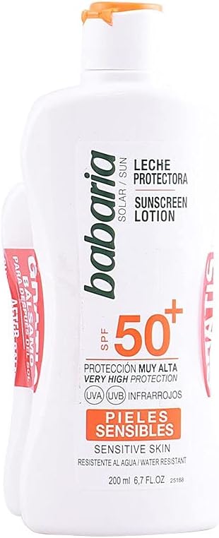 Babaria After Sun Lotion Soothing Hydrating Skin Care UVA UVB Protection