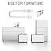 Anti tip furniture straps for dressers - safety wall anchors - anchor furniture to wall for baby proofing - secure TV safety straps - earthquake proof baby proof set - 8 Pack