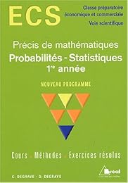 Probabilités, statistiques, 1re année