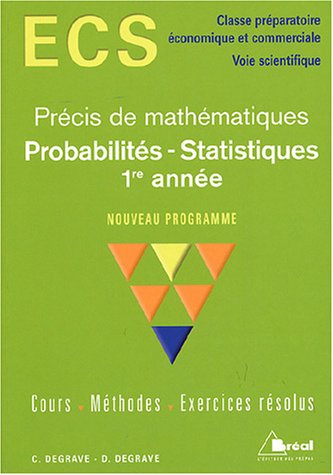 Probabilités, statistiques, 1re année