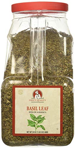 Chef's Quality Basil Leaves, 24 Ounce Bottle