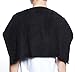 Black Salon Towels (2-Pack, 16 X 27 Inches)-Barber Hand Cotton Towel for Gym, Bath, Spa, Shaving, Shampoo