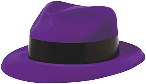 purple fedora hat