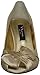 Nina Women's Forbes-Ys Peep-Toe Pump,Gold,8 M US