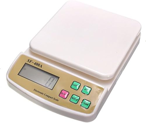 JIYA ENTERPRISE Electronic Kitchen Digital Weighing Scale 10 Kg With Batteries (SF - 400A)