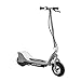 Razor E325 Adult & Teen Ride On 24V High-Torque Motorized Powered Electric Scooter, Speeds up to 15 MPH with Brakes and Safety Helmet, Silver