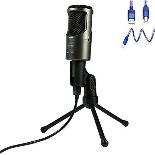 G-touker usb condenser recording microphones, home stud…
