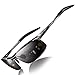 COSVER Men's Sports Style Polarized Sunglasses for Men Driving Cycling Running Fishing Golf Unbreakable Frame Metal Driver Glasses (Gray)