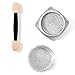 JonerytimeRosalind Women Mirror Powder Effect Chrome Nails Pigment Gel Polish DIY (Silver)
