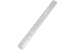 Polished Steel Universal 3/4in DD Double D Steering Shaft, Plated U Joints for Car, Vehicle - Steel Rod Shaft, 8in