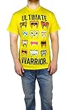 WWE Mens Ultimate Warrior Mask T-shirt