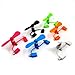 ZYJ-AWASA 6 Packs 3 in 1 Portable Fan Handheld Fan Mobile Phone Fan Cell Phone Fan with Micro USB Lightning USB C for iPhone X iPhone 8 Plus Samsung Note 8 S9 S8 Colorfull Set of 6