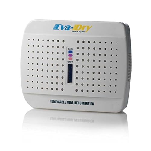 New and Improved Eva-dry E-333 Renewable Mini Dehumidifier Home & Kitchen, Heating, Cooling & Air Quality, Dehumidifiers & Accessories, Dehumidifiers