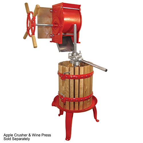 Weston Apple and Fruit Crusher (05-0201), Cast Iron Construction, Stainless Steel Chute & Crushing Blades (Certified Refurbished) - Thumbnail 5