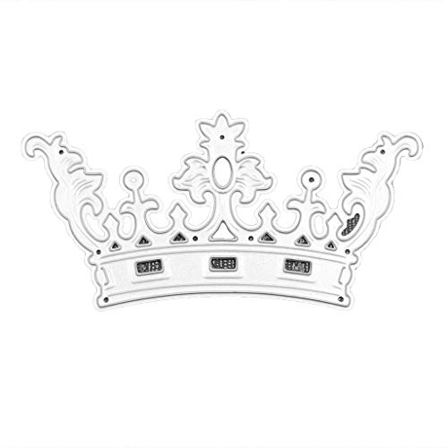 Carbon Steel Crown Cutting Die Embossing Stencil Template Mold DIY Paper Art Handcraft Scrapbook Bookmark Card Decor