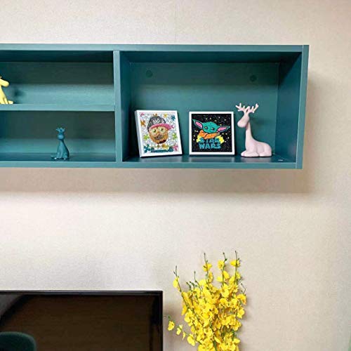 H&G MASTER Diamond Painting Kit for Adult Kid, 5D Children Gem Painting Kit by Numbers with Wooden Frame，1 Pack，5.95.9 Inches(Owl)