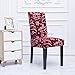 Mecerock Chair Covers for Dining Room Stretch Dining Room Chair Covers Removable Washable Dining Chair Slipcovers Christmas Parsons Kitchen Chair Covers（Set of 6，SDLW）