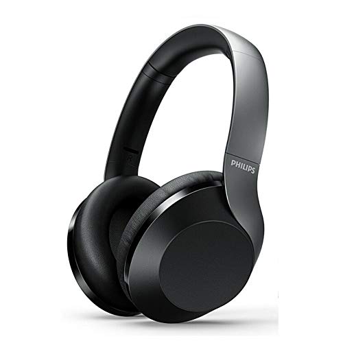 Philips Performance Wireless Bluetooth Over The Ear Headphones with Microphone, 30 Hours Playtime, Quick Charge, Noise Isolating, Foldable with Powerful Bass