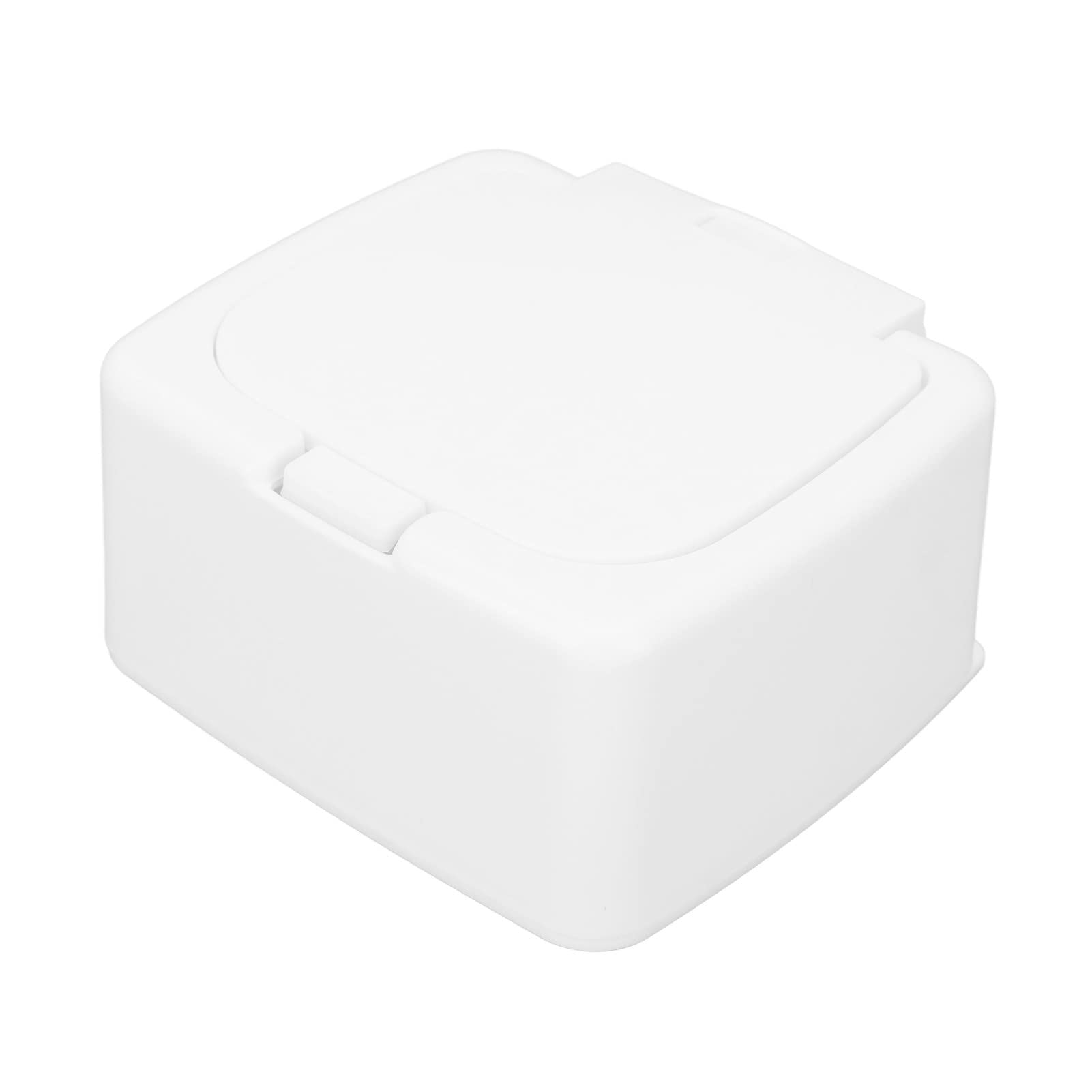 Dustproof Square Storage Box for Cotton Swab Sponge Puff, Convenient Access, Easy to Find, Wide Applications, Non Slip Material