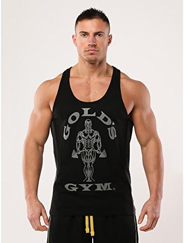 PunaFlex Gold's Gym Mens Tank Top … (X-Large, Black Camo)
