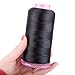 SEIKEA Strong Thick Polyester Embroidery Thread Bonded Nylon Heavy Duty, Weave Hair, Sewing Wig, Leather Canvas Hard Craft 420D/3