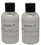 Le Labo Santal 33 Body Lotion set of 2 bottles. 6oz Total