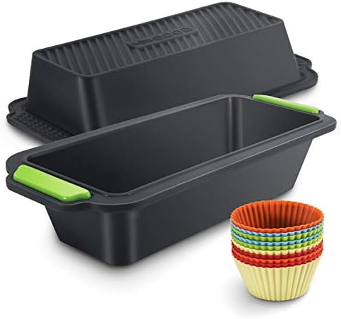 Betoy Moule A Cake En Silicone 2 Pcs Rectangulaire En Silicone Gateau Moule A Pain Anti Adhesif Moule A Cake Moules Moules Gateaux Moule En Silicone Rectangulaire Patisserie Moules A Patisserie Dwteam In