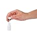 48 White Wedding / Anniversary Hexagon Bubble Bottles, 0.3 Ounce