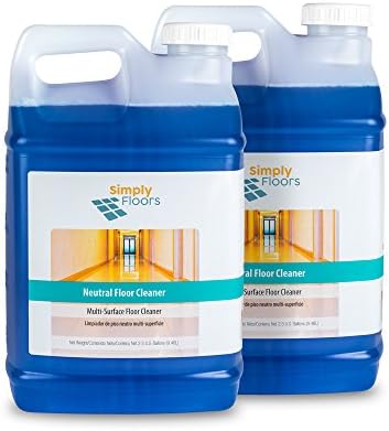 Simply Floors FLC-00012 Neutral Floor Cleaner, Concentrate - [Pack of 2 - 2.5 gallon bottles]  Environmentally preferable floor and Multi-Surface Cleaning Solution with pH 6.0-7.0, Dilution Rate from 1:16 to 1:256