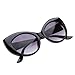 zeroUV - Oversized Vintage Inspired Super & Bold Retro Designer Cat Eye Sunglasses