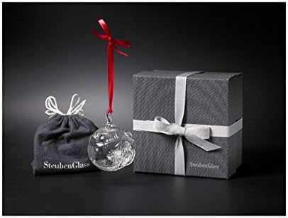 Steuben Glass Peace on Earth Christmas Ornament