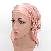 Night Sleep Hat Cap With Ribbons Korean Style Pure Silk One Size, One Size, Rew