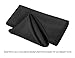 Surmente 17-Inch Polyester Cloth Napkins Linen Dinner Napkins - Set of 12 for Weddings, Banquets, or Restaurants (1-Dozen) (Black)
