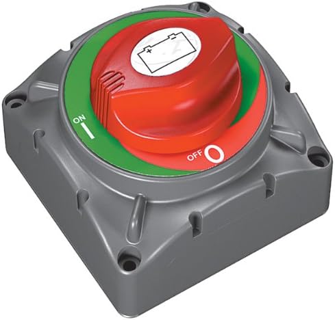 Marinco 69-720 Switch Battery Heavy Duty 720 Contour Grey/Red, One Size