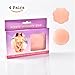 Nippleless Covers, 4 Pairs Reusable Adhesive Silicone Nipple Covers