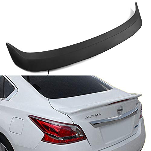 ECCPP ABS Spoiler Wing Unpainted Rear Trunk Spoiler Matte Black ...
