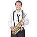 Pangda Saxophone Neck Adjustable Strap with Comfortable Soft Thick Pad and Metal Hook for Tenor Alto Sax and Clarinets Oboes