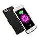 iPhone 7 Plus Battery Case,10000mAh Ultra Slim Portable iPhone Charger Extended Backup Power Bank Battery Charger Case Cover with Kickstand For Apple iPhone 7 Plus/6s Plus/6 Plus(5.5 inch)-Black