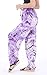 CandyHusky Women Elastic Waist Loose Fit Tie Dye Baggy Hippie Casual Yoga Pants (Purple)